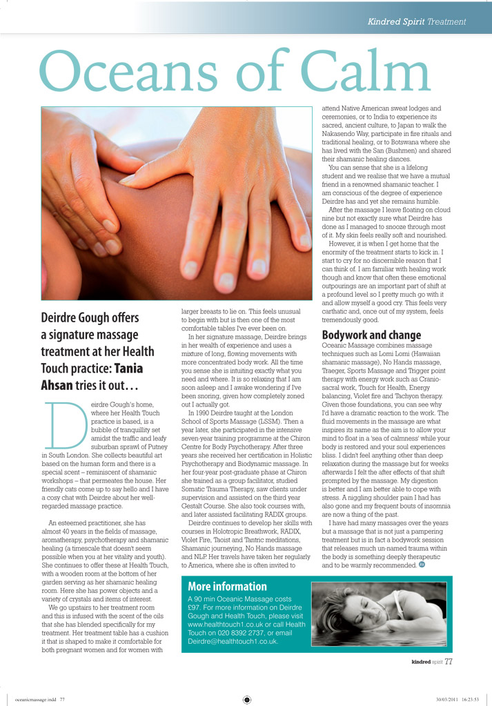 Kindred Spirit Magazine, Mar 2011