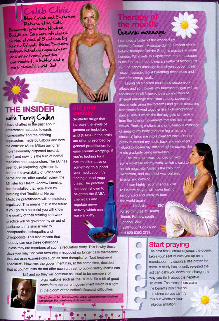 Natural health Magazine, May 2011
